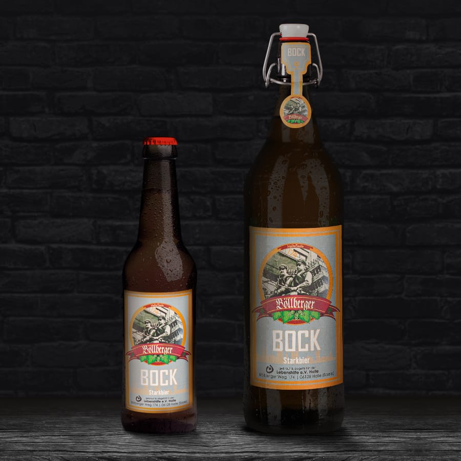 Böllberger Bock – starkbier – aus Halle an der Saale Bockbier aus Halle (Saale)